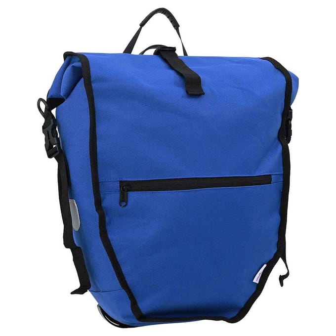 vidaXL - Fietstas - Blauw - 32,5 - x - 17 - x - 57 - cm - Polyester