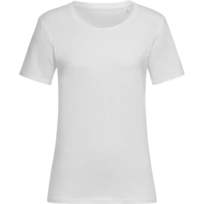 Stedman Claire Relaxed Crew Neck T-Shirt Women S9730 - White - L