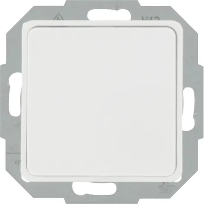 Sencys Blindplaat Ottawa 1-voudig Kunststof Wit Glans - 7x10x3cm