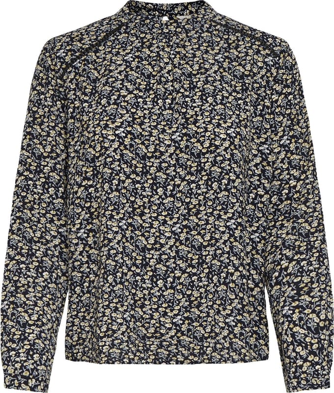 ONLY ONLNEW MALLORY  L/S BLOUSE AOP WVN NOOS Dames Top - Maat 36
