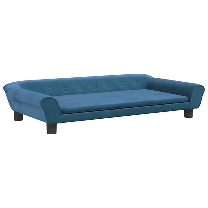 vidaXL - Hondenmand - 100x50x21 - cm - fluweel - blauw