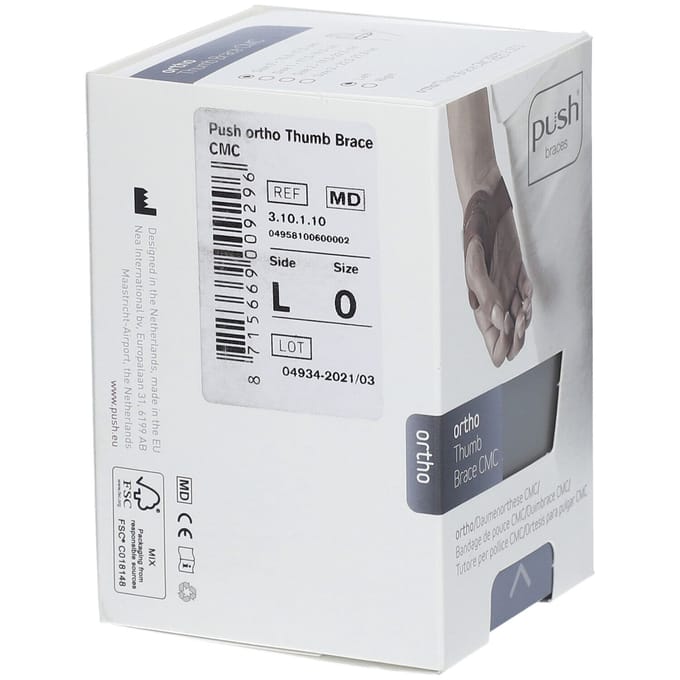 Push Ortho CMC Duimbrace 0 < 17,5cm Links 1 Verband(en)