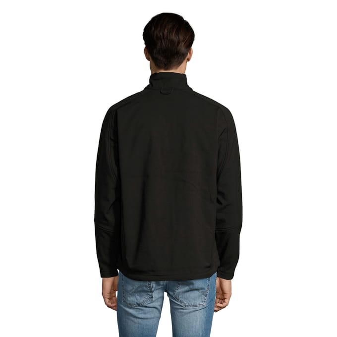 SOLS Heren Relax Soft Shell Jas (Zwart)