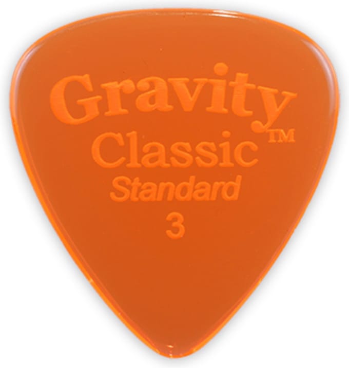 Gravity Guitar Picks GCLS3P Classic Standard 3,0 mm - Plectrum
