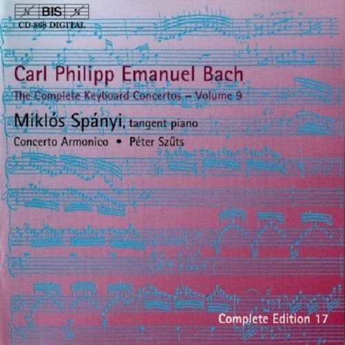 Miklós Spányi, Concerto Armonico - C.P.E. Bach: Keyboard Concertos Vol.9 (CD)