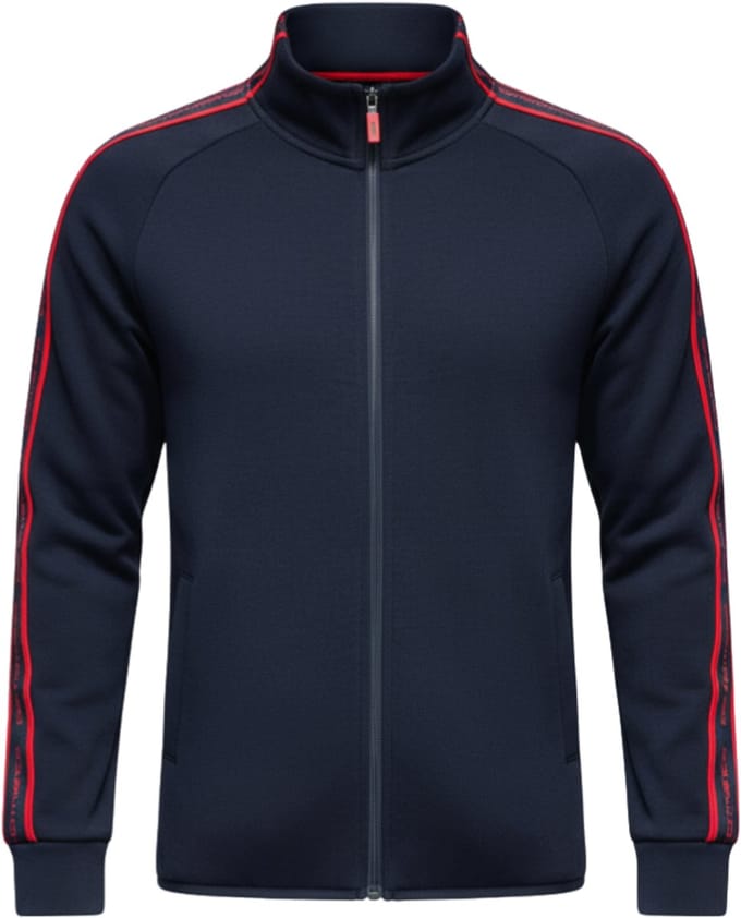 OMBRE Sweater - Regular Fit - Katoen - Lange Mouw Marine M