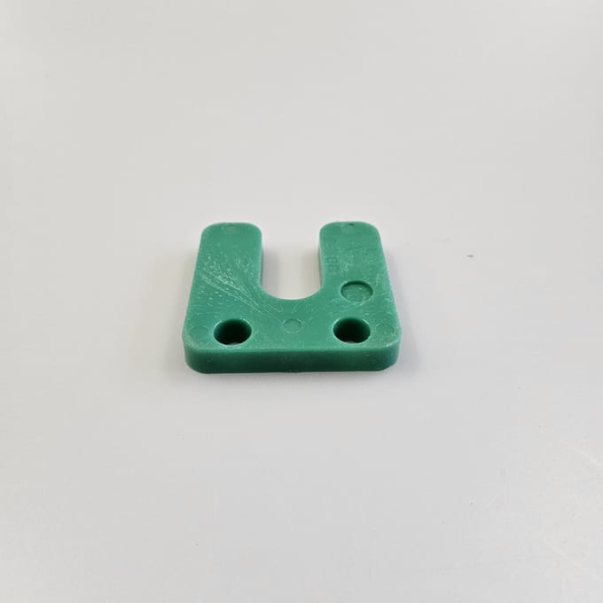 Uitvulplaatjes 10mm met sleuf Groen x 150 stuks (PITOR®)