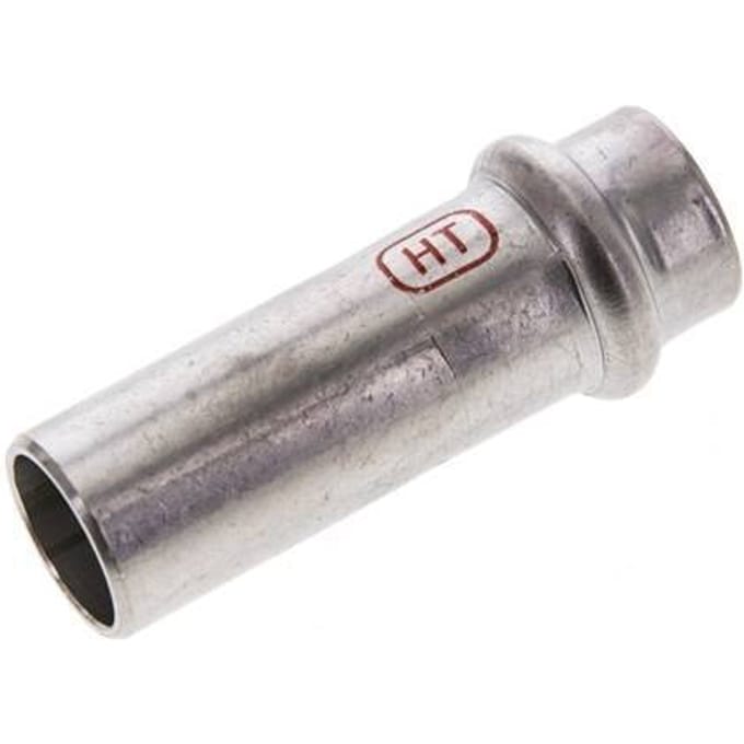 Perskoppeling - 15mm Persmof & 18mm Buiseinde - RVS