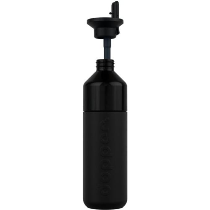 Dopper Insulated Thermosfles - Blazing Black x Flip Straw - 580 ml
