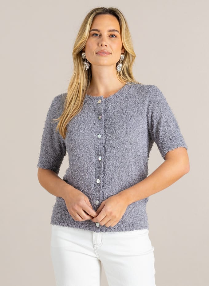 IVY BEAU Glena Tops - Grey - maat 44