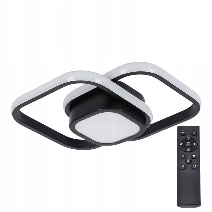 Moderne LED plafondlamp 74W met afstandsbediening & Bluetooth
