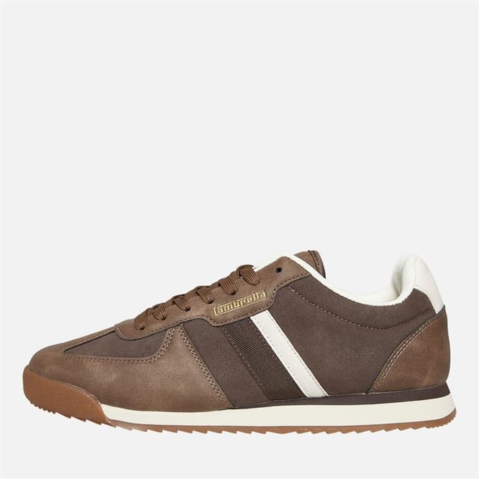 Lambretta Diego Heren Choc/Cream Sneakers