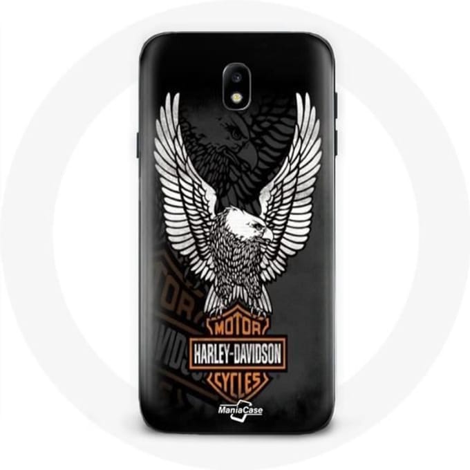 Samsung Galaxy J3 2017 hoesje Harley Davidson adelaarlogo