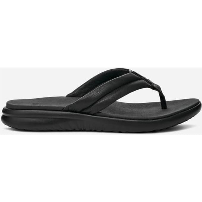 UGG® Union Flip Flop II for Men in Black, Leather