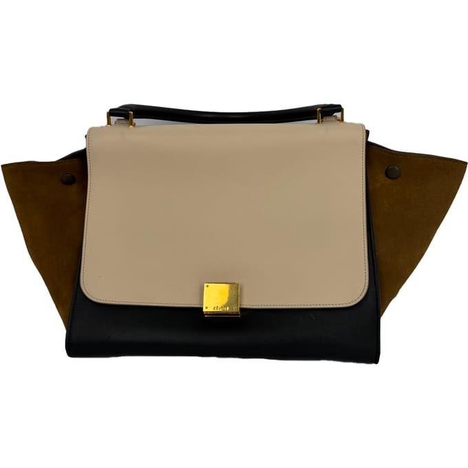 Celine Medium Trapeze tas in veelkleurig leer