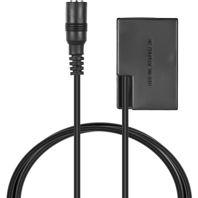 Adaptateur de coupleur de batterie factice DR-E18 LP-E17, pour Canon 200D 800D gray
