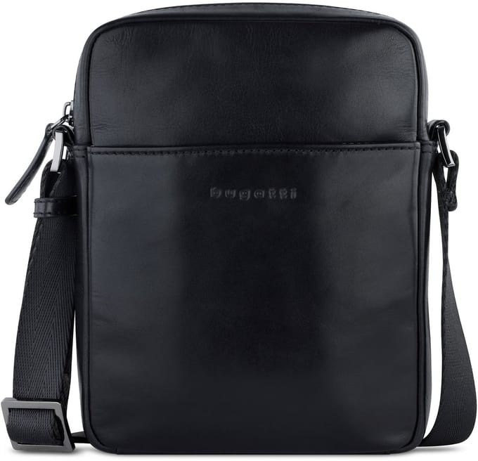 bugatti schoudertas Romano Shoulderbag Black zwart