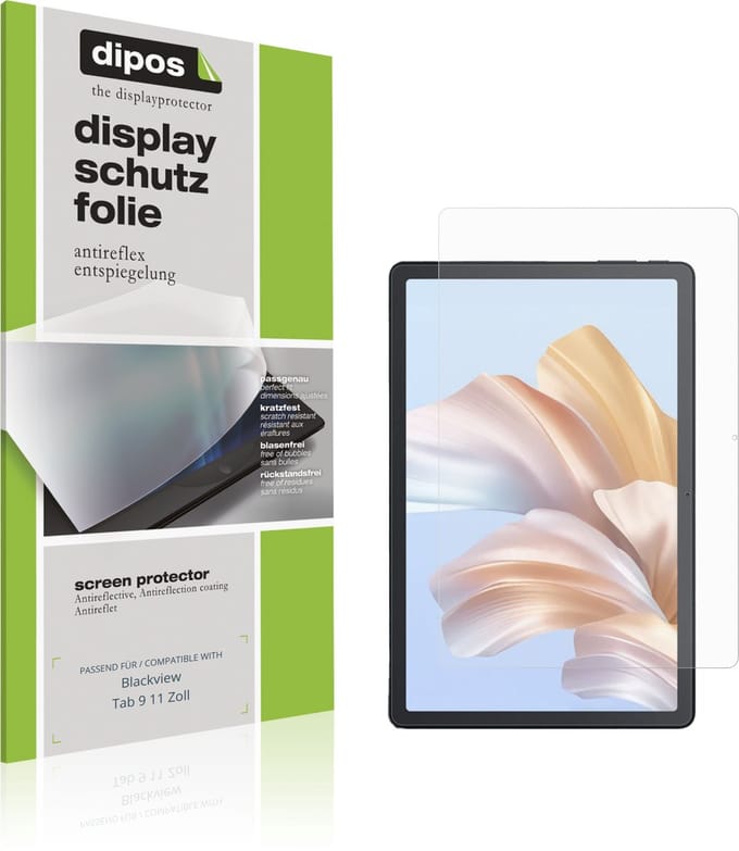 dipos – 2x Matte Beschermfolie geschikt voor Blackview Tab 9 11 Zoll | Krasbestendige & antireflecterende Screenprotector Ultra-Thin