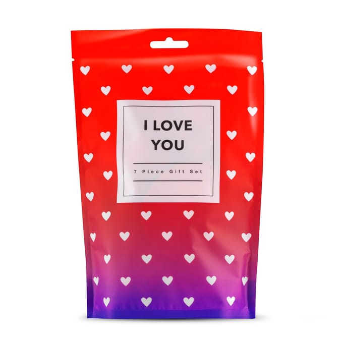 Loveboxxx - Let's Celebrate - 7 Delige Cadeauset - Geschenkset Mannen, Vrouwen en Koppels - Cadeau Man, Vrouw en Koppels - Giftset Man, Vrouw en Koppels - Erotisch - Rood