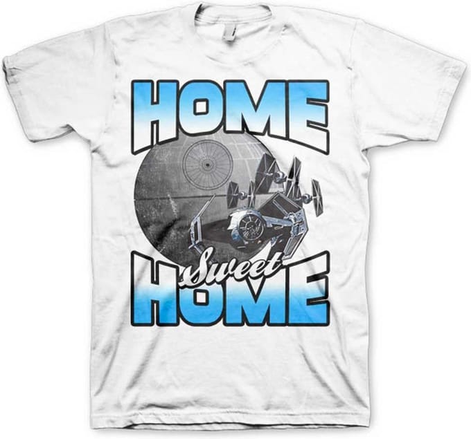 STAR WARS - T-Shirt Home Sweet Home - White (S)