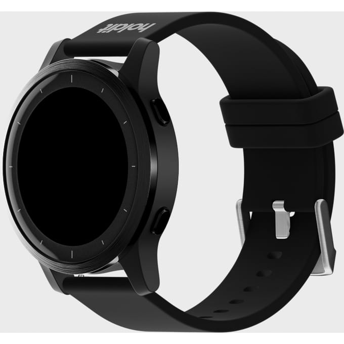 Watch Band Silicone Black 20mm