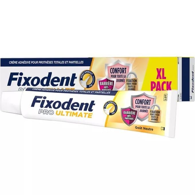 Crème adhésive - Fixodent - Pro Ultimate - 57ml - Fraîcheur - Anti-particules