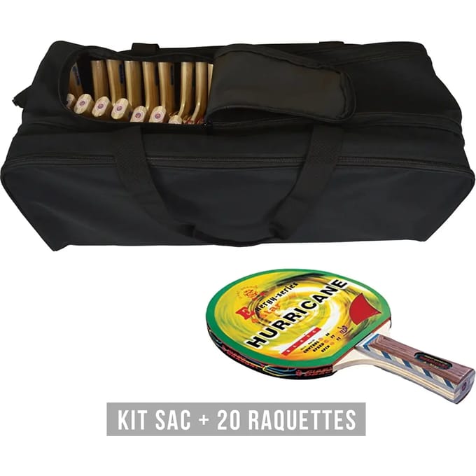 Racketset (tas + 20 rackets) Sporti Hurricane