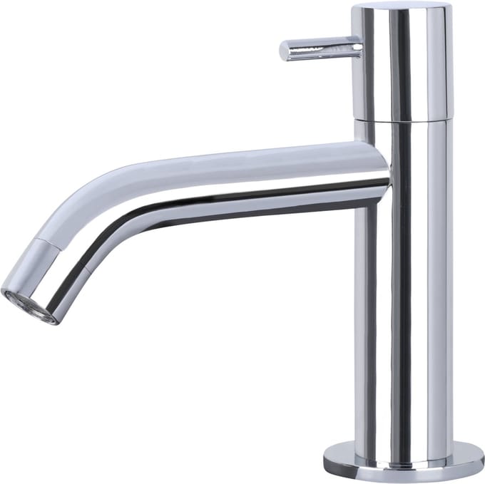 Differnz koudwaterkraan - gebogen - chroom