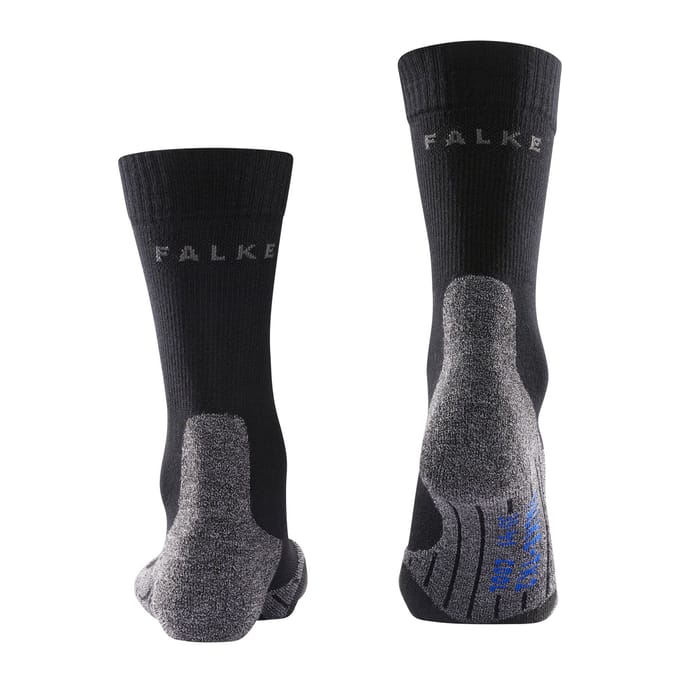 FALKE TK2 Cool anti-blaar dik lyocell functioneel materiaal wandelsokken heren zwart - maat 42-43