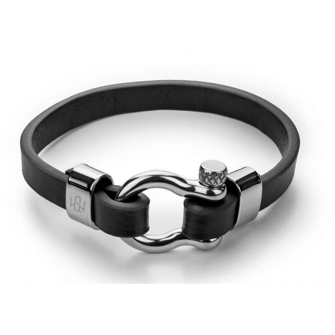 Paul McNeal MB0036SB Lederen Armband Lengte 21cm