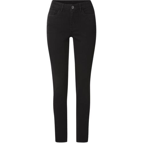 ESMARA Dames jeans - Super skinny fit (Zwart, 36)