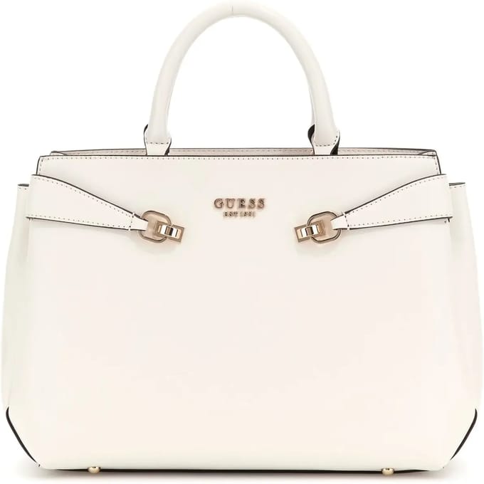 GUESS Handtas Schoudertas Lorelei Girlfriend Satchel Bone Crème