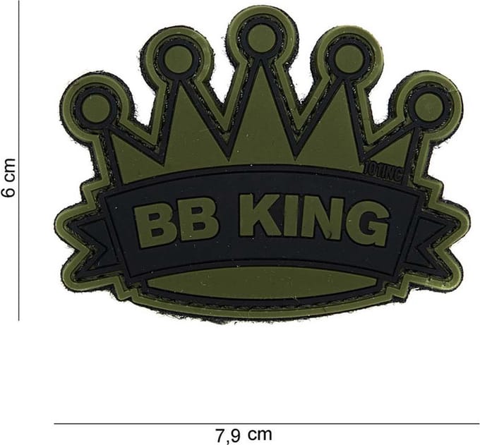 101 Inc Embleem 3D Pvc Bb King Groen  14033
