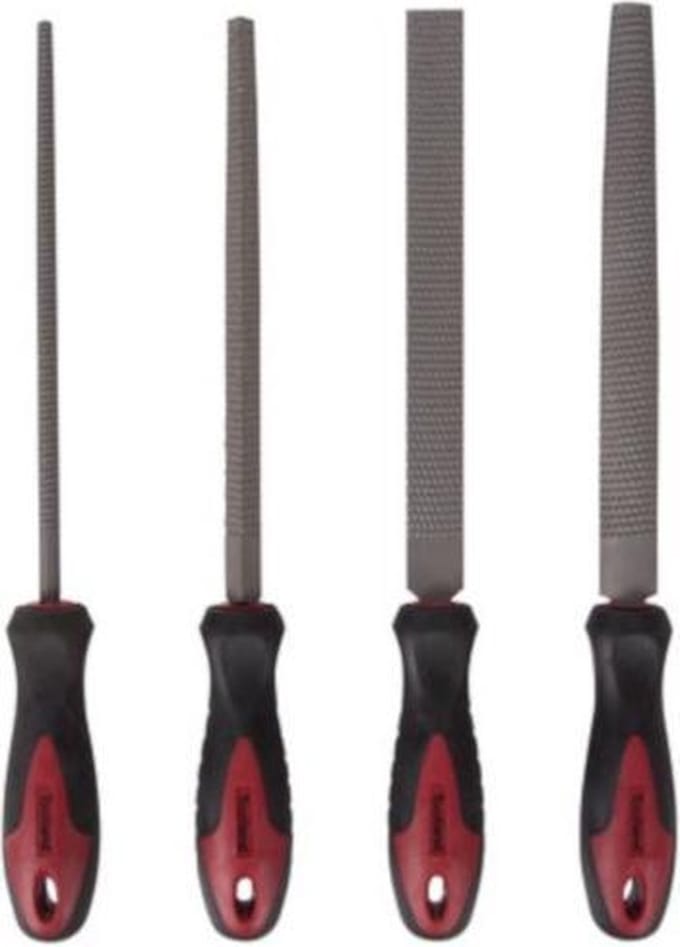 Toolland RASPENSET VOOR HOUT - 20 cm - 4 st.