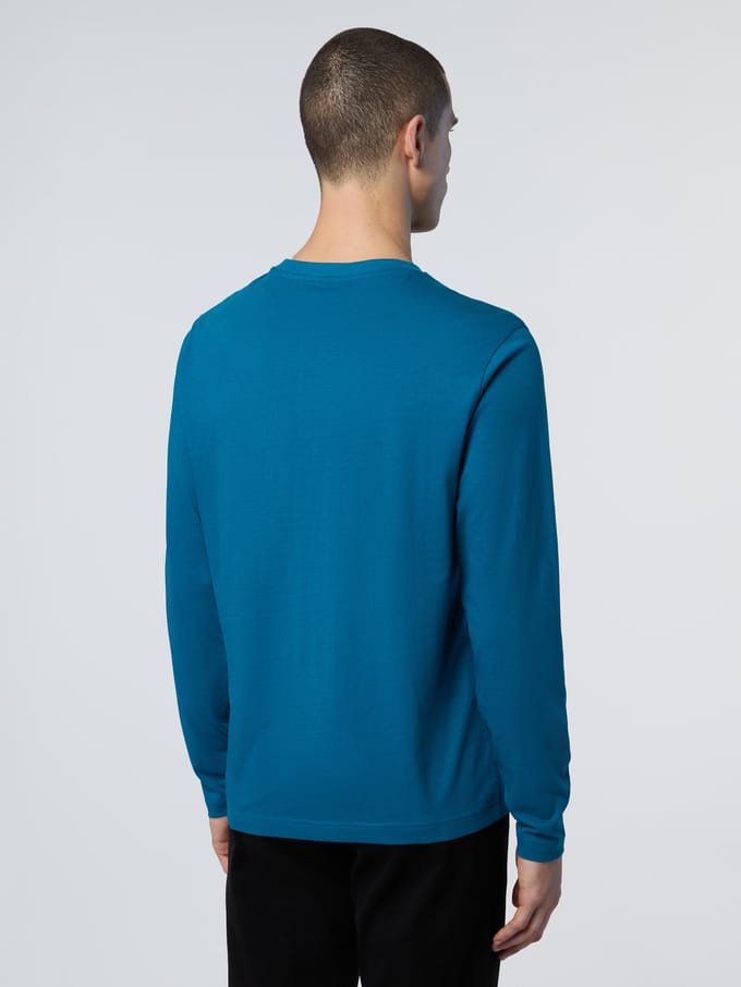 North Sails T-shirt Lange mouwen met logopatch