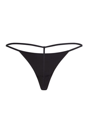 Hunkemöller Dames Lingerie Invisible string - Zwart - maat S