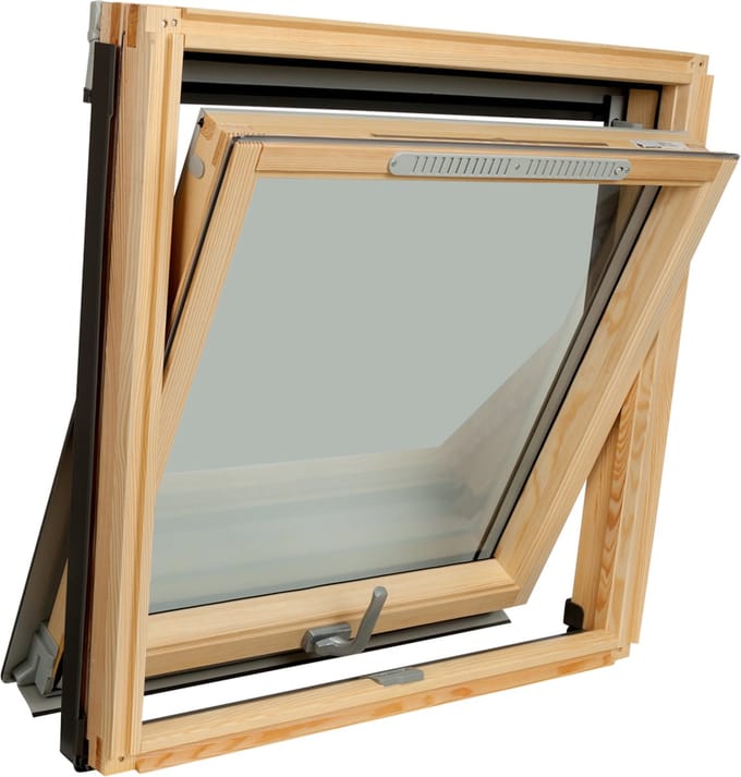 Winstar grenen dakraam 114x118 CM