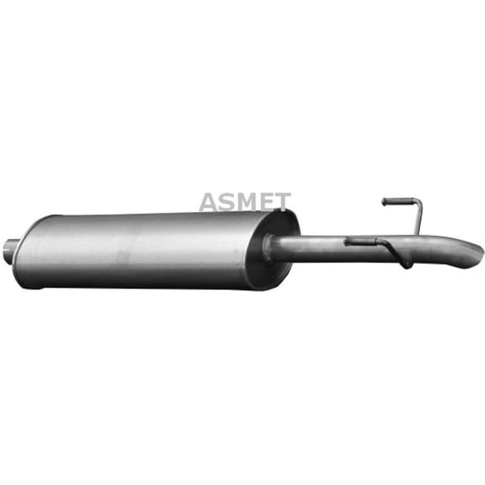 Geluiddemper achter ASMET 02.043