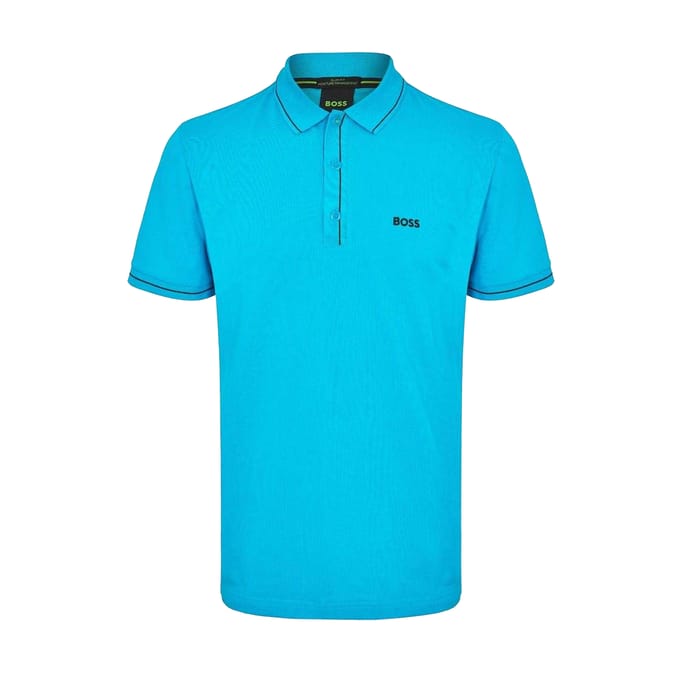 Boss Heren Paule Poloshirt (Turquoise/Aqua)