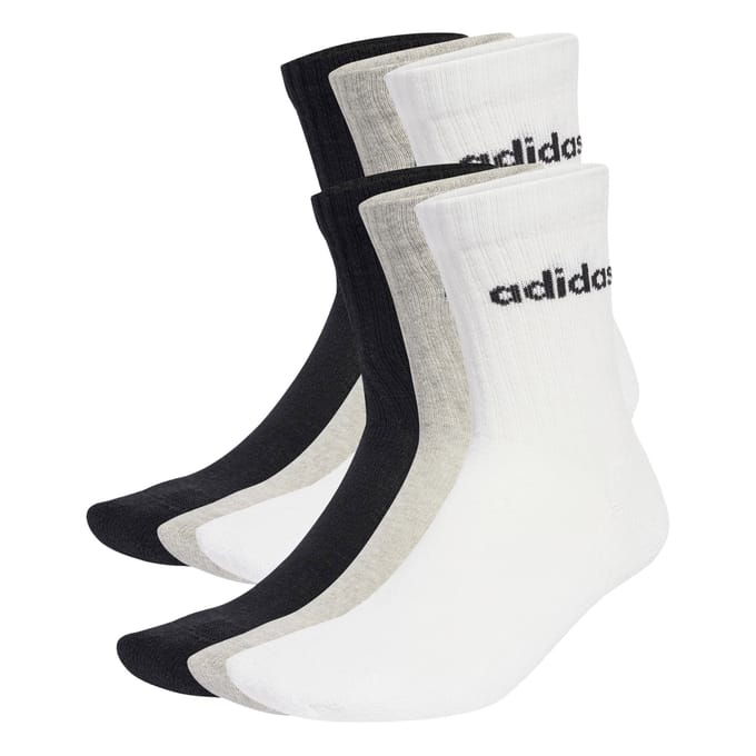 Adidas Linear Crew Sokken (6-pack)