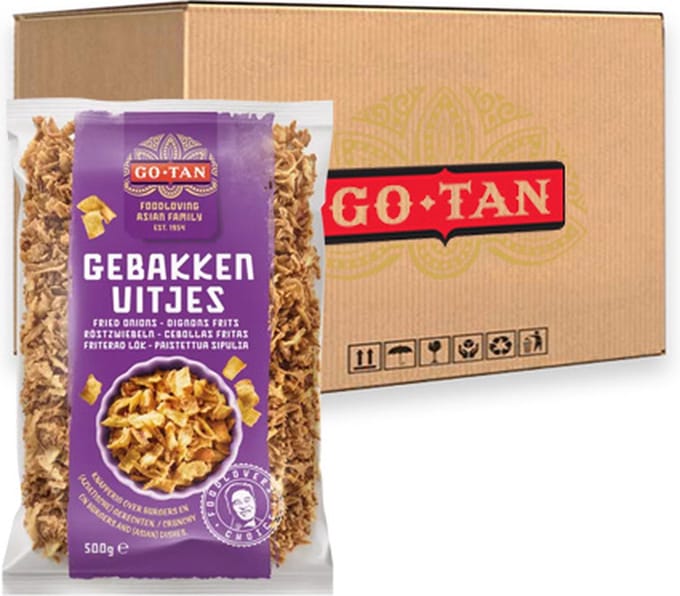 Go-Tan - Gebakken uitjes - 8x 500g