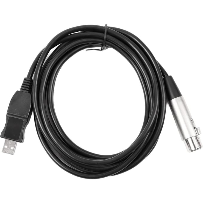 Câble micro USB vers XLR, sortie de signal stable professionnelle, convertisseur micro USB vers XLR enregistrable 3 Meter / 9.8ft