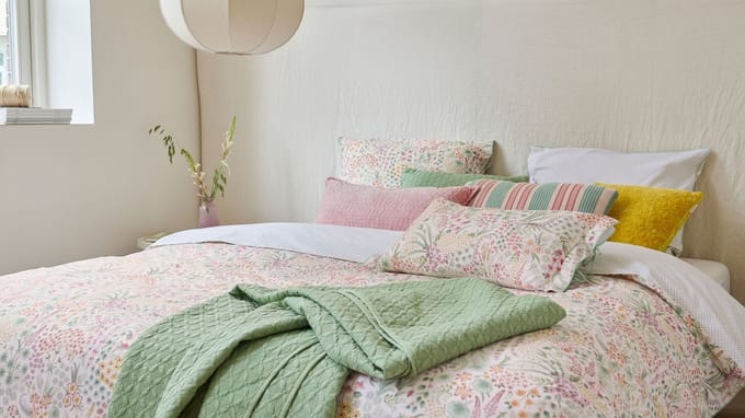 Pip Studio Lodi Garden dekbedovertrek - Lits-Jumeaux - 240 x 200/220 cm - Gebroken wit
