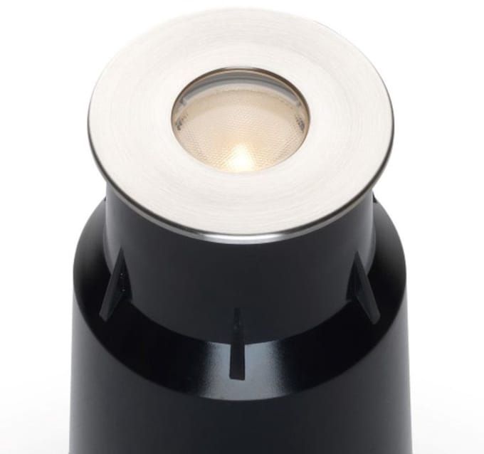 Grondspot tuinverlichting set – 3x Almada LED – warm wit 2700K – incl. kabel & 2x transformator – 24V plug & play (L2648)