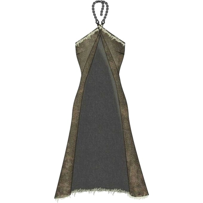 The Ragged Priest Haltertop ‘Deity’ voor dames (Bruin)