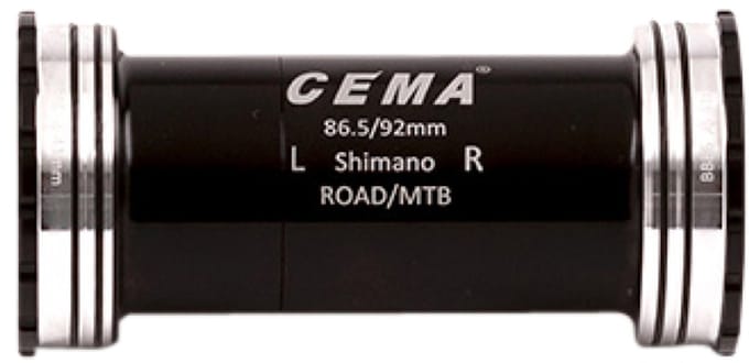 Shimano Bracketas BB86-BB92 Int. Shimano-Keramisch-Zwart