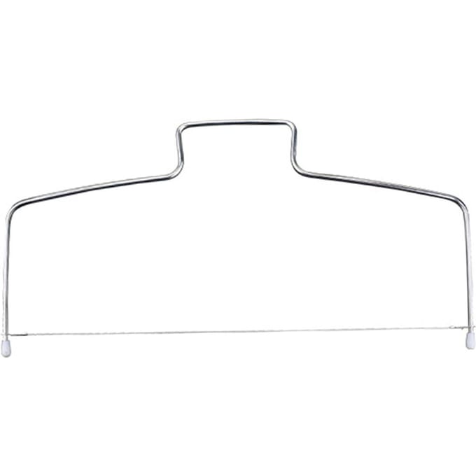 Niveleur de gâteau en acier inoxydable, coupe-gâteau réglable à 8 vitesses avec fil amovible pour la cuisson white