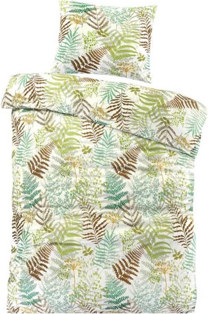 Day Dream Linde - Dekbedovertrek - Eenpersoons - 140x200/220 cm - Wit