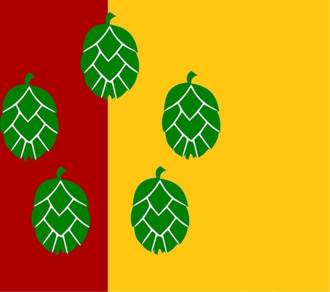 Vlag Poperinge 100x150cm
