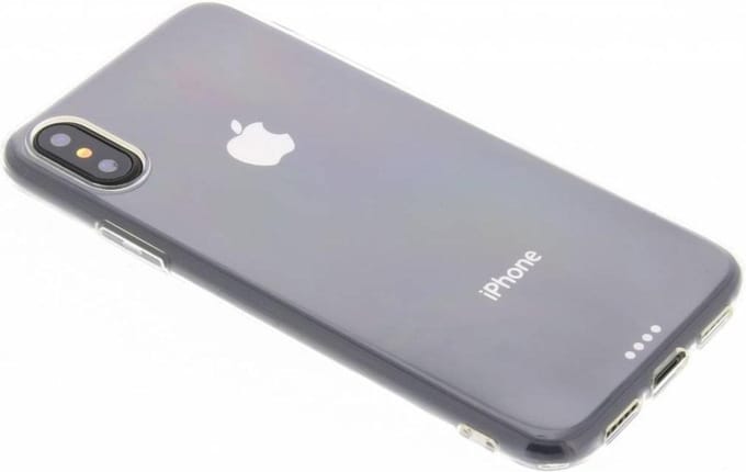 Ultra Thin Transparant Backcover iPhone X / Xs hoesje - Transparant